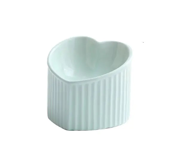 Ceramic Slanted Heart Bowl