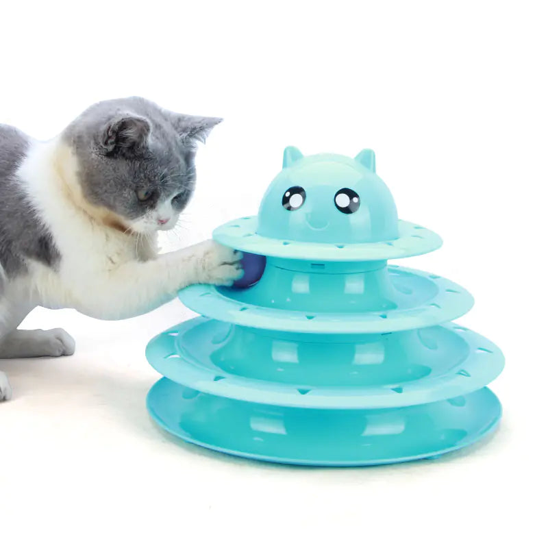 Three-Tier Tower and Spinning Ball