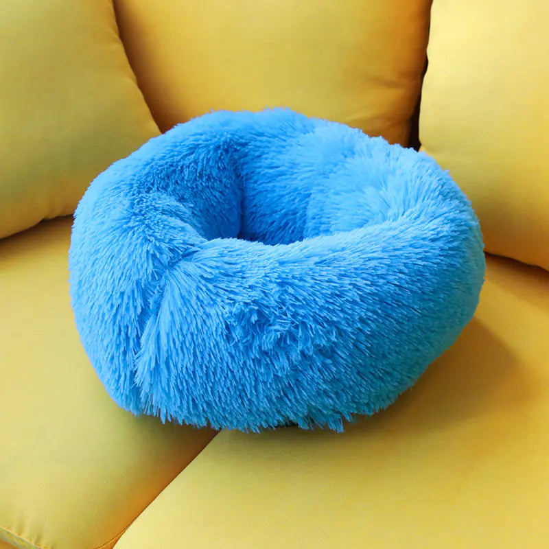Round Plush Bed