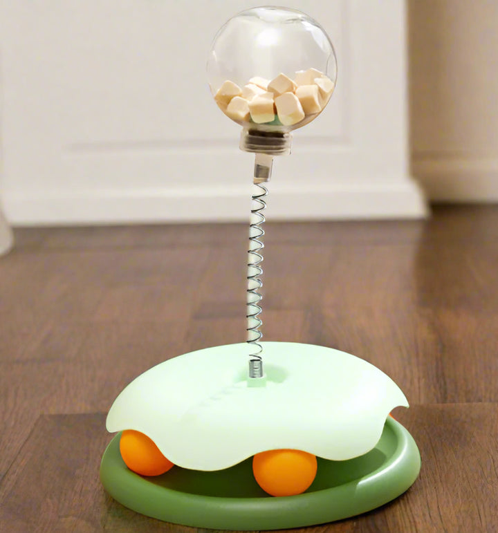 Spring Cat Toy with Ball