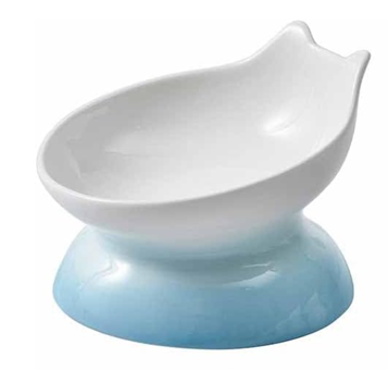 Ceramic Elevated Cat Bowl