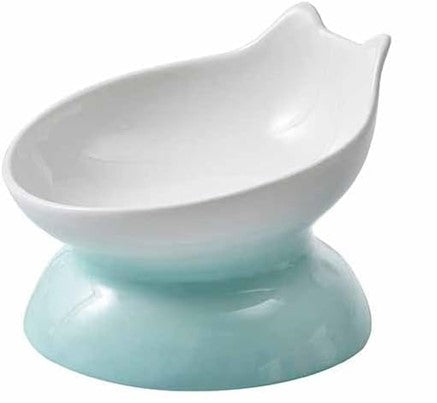 Ceramic Elevated Cat Bowl