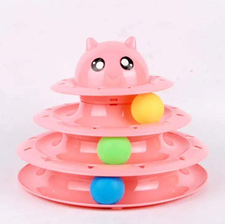 Three-Tier Tower and Spinning Ball