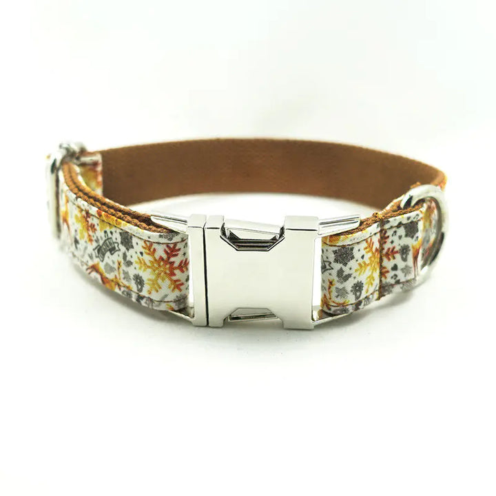 Christmas Golden Dog Collar