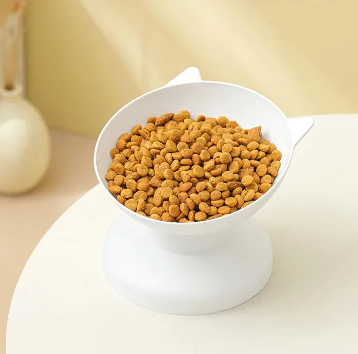 Slanted Food Bowl with Ears