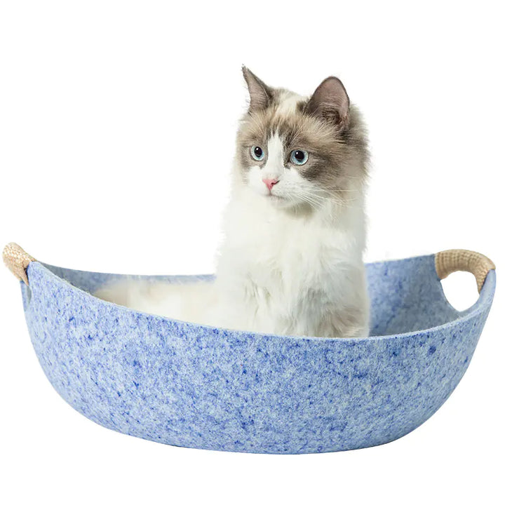 Felt Bowl Cat Bed