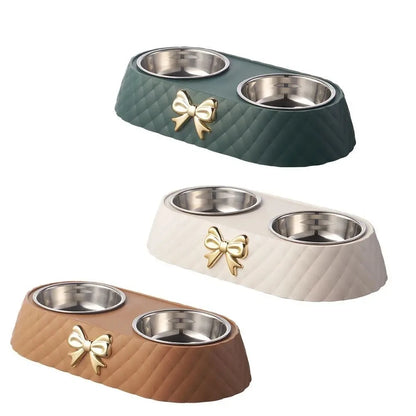Bow Design Stainless Steel Bowl Set