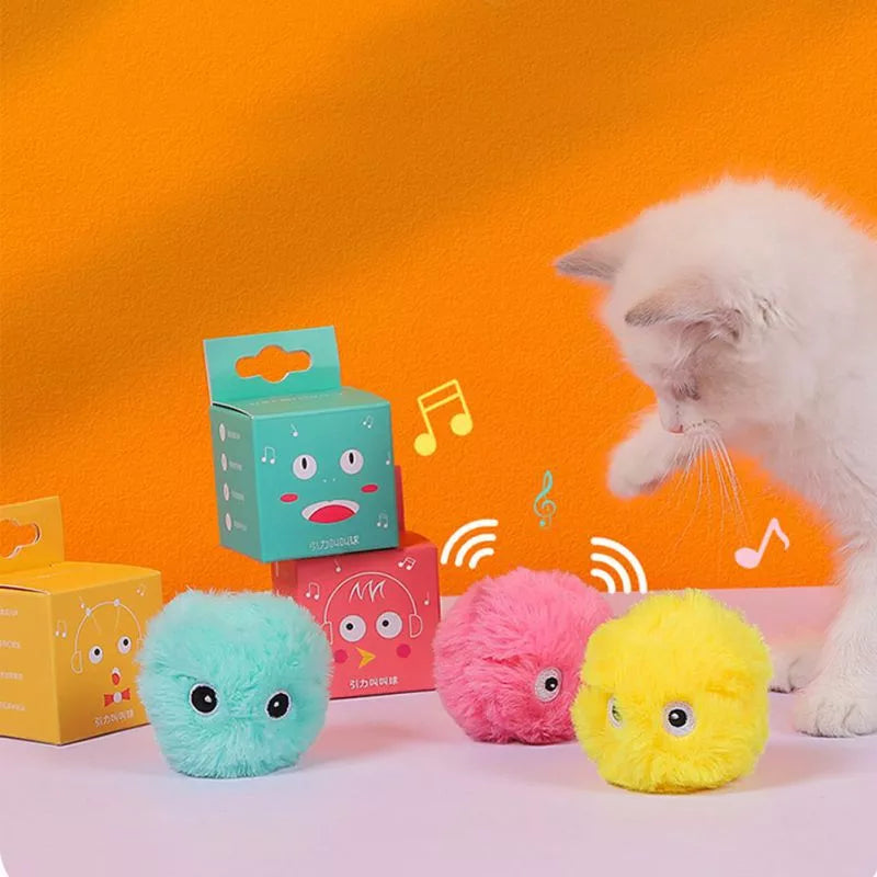 Catnip Fluffy Chirping Ball