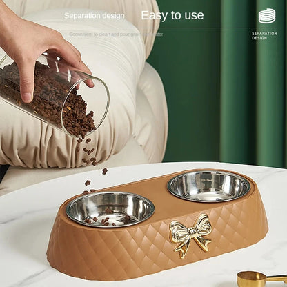 Bow Design Stainless Steel Bowl Set