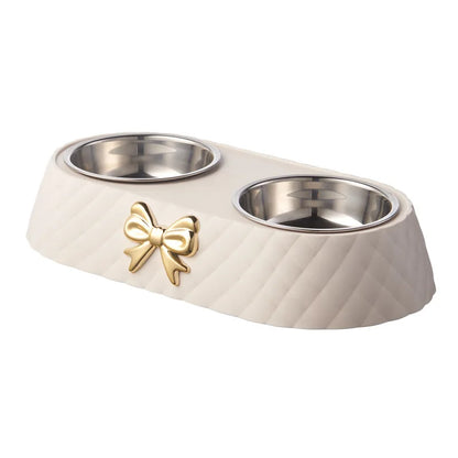 Bow Design Stainless Steel Bowl Set