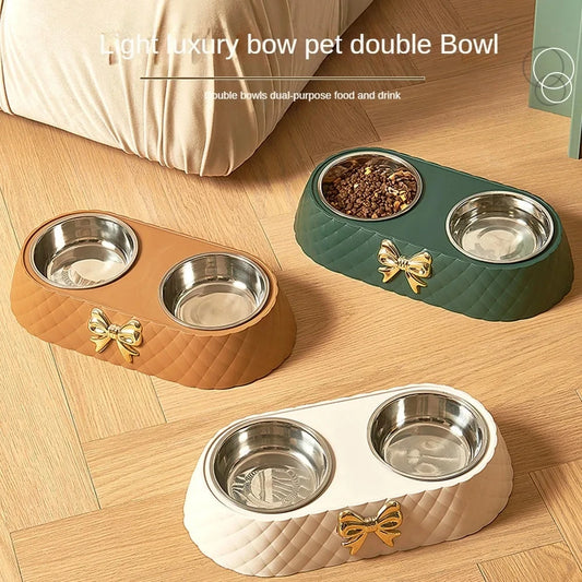 Bow Design Stainless Steel Bowl Set