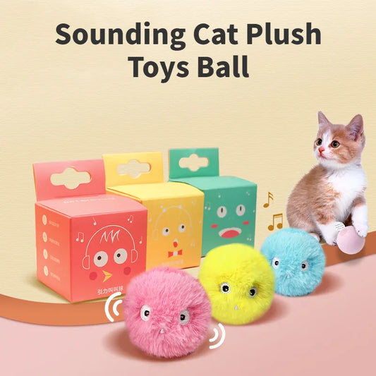 Catnip Fluffy Chirping Ball