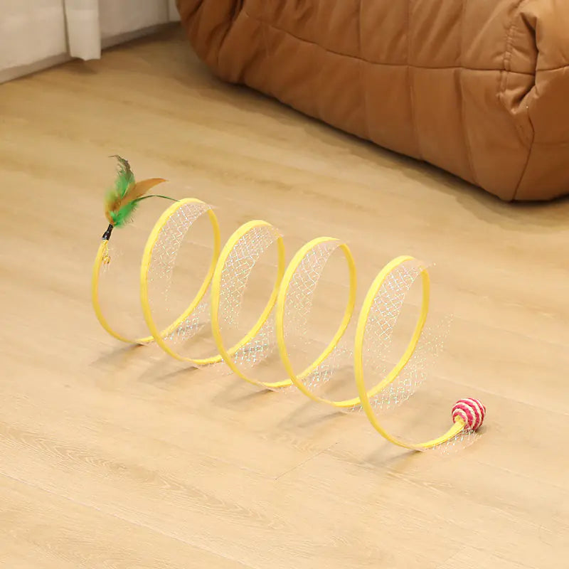 S Shaped Foldable Cat Tunnel