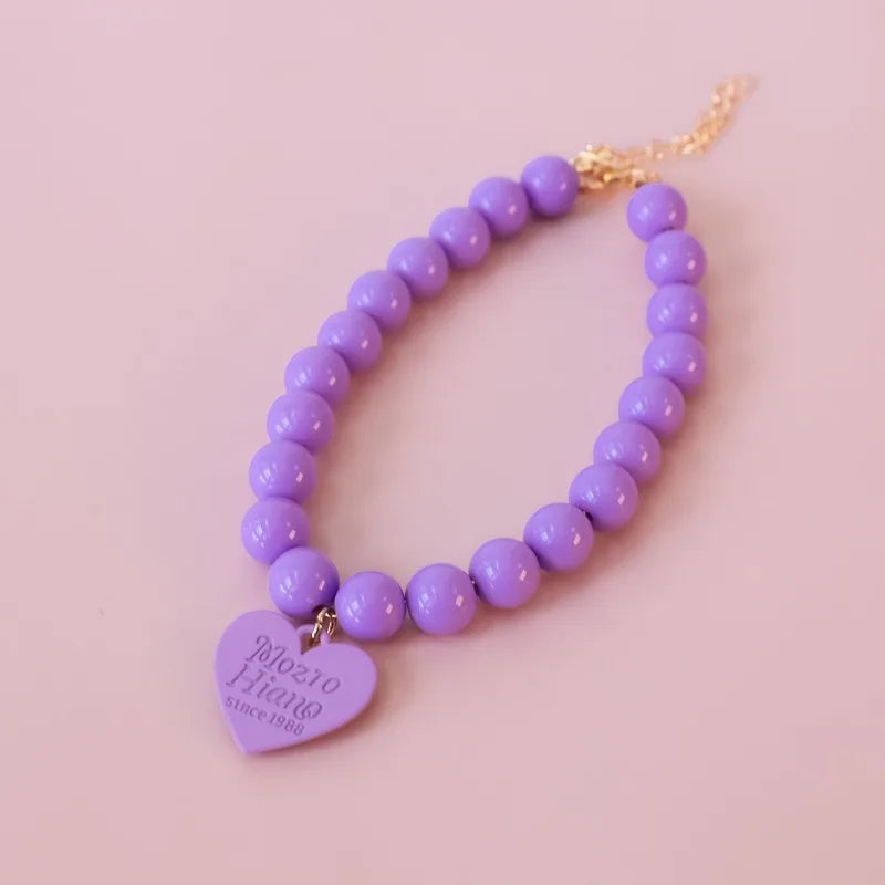 Mozro Hiano Collar with Heart Pendant