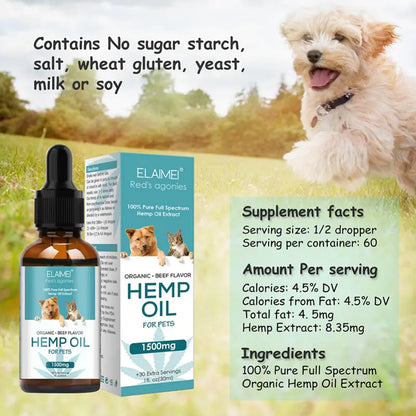 Hemp Seed Oil for Coat Care