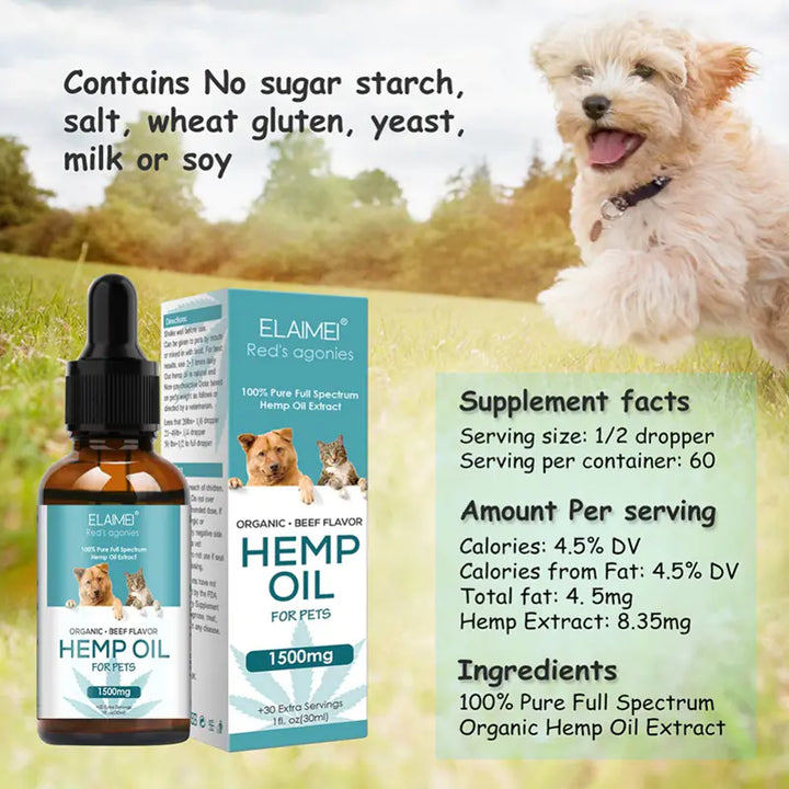Hemp Seed Oil for Coat Care