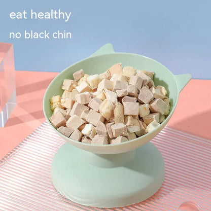 Slanted Food Bowl with Ears