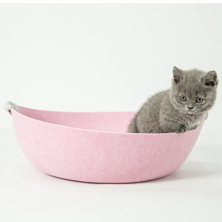 Felt Bowl Cat Bed