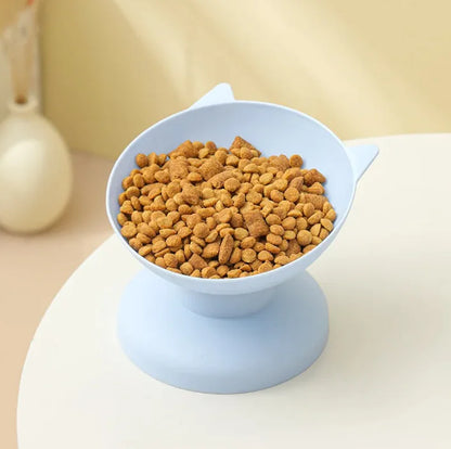 Slanted Food Bowl with Ears