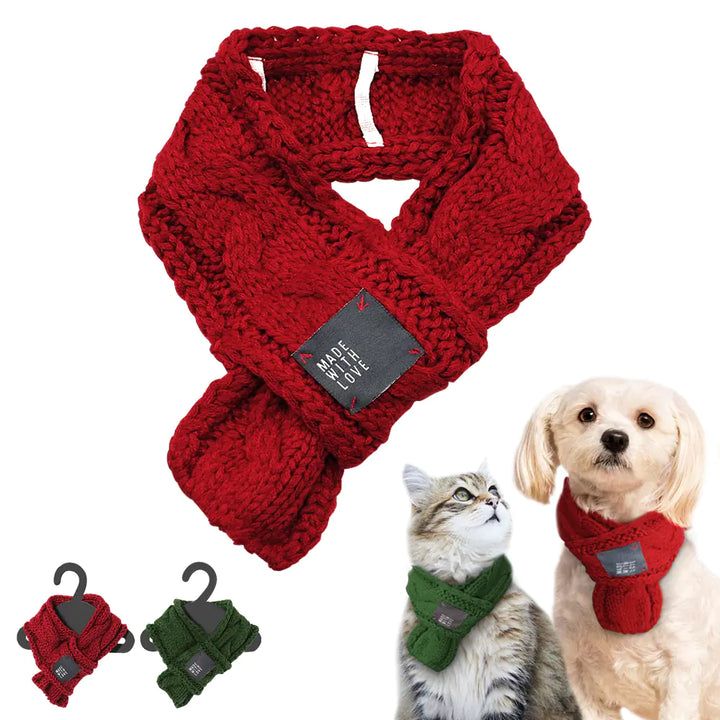 Cute Knit Pet Scarf