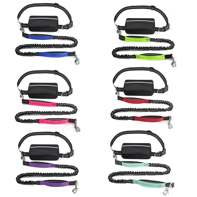 Running Waist Bag with Leash