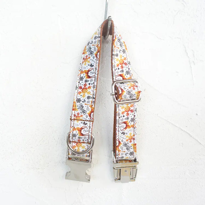 Christmas Golden Dog Collar