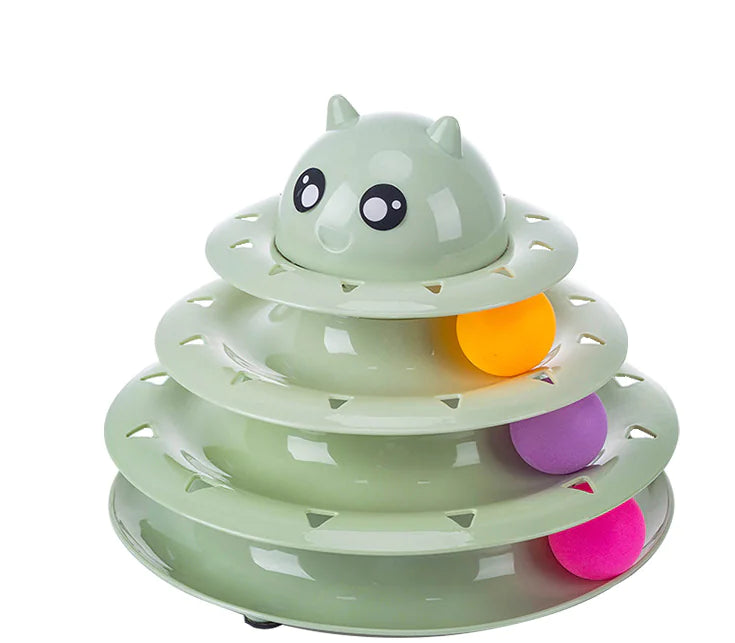 Three-Tier Tower and Spinning Ball