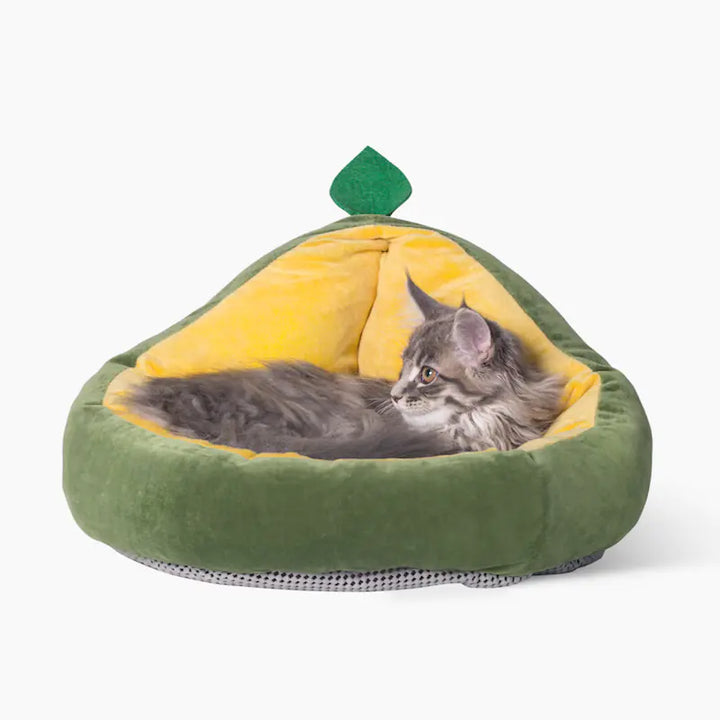 Cute Avocado Cushion Bed