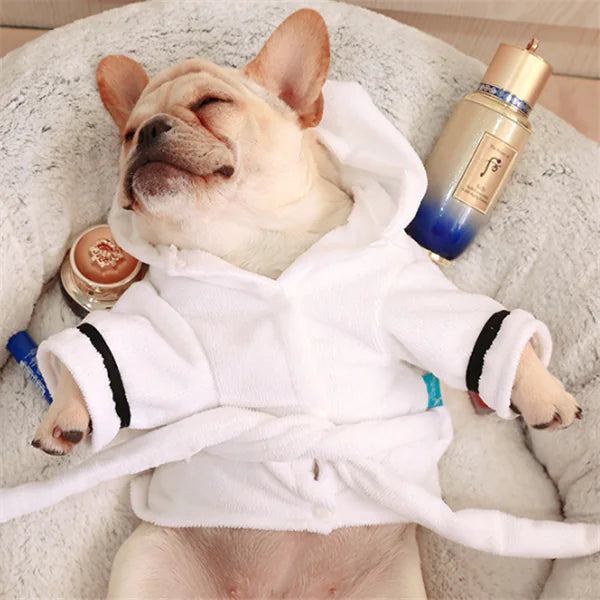 Hooded Dog Bathrobe