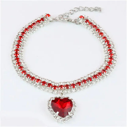 Cute Bling Rhinestone Cat Collar for Kittens