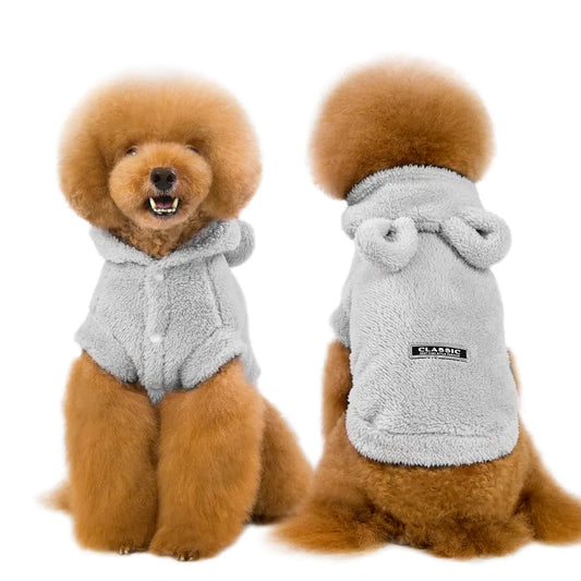Fluffy Hoodie with Ears