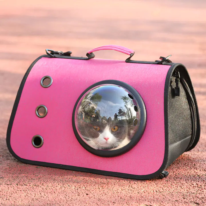 Foldover Dome Cat Travel Bag