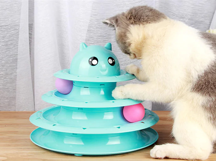 Three-Tier Tower and Spinning Ball