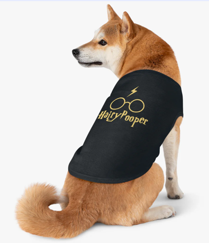 Hairy Pooper Glasses Vest