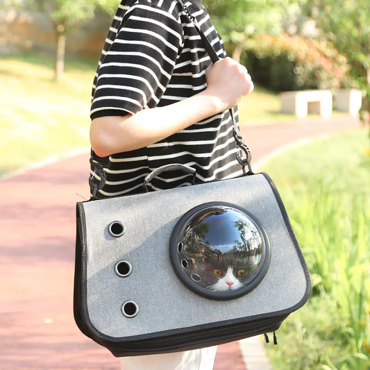 Foldover Dome Cat Travel Bag