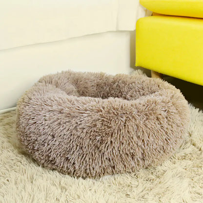 Round Plush Bed