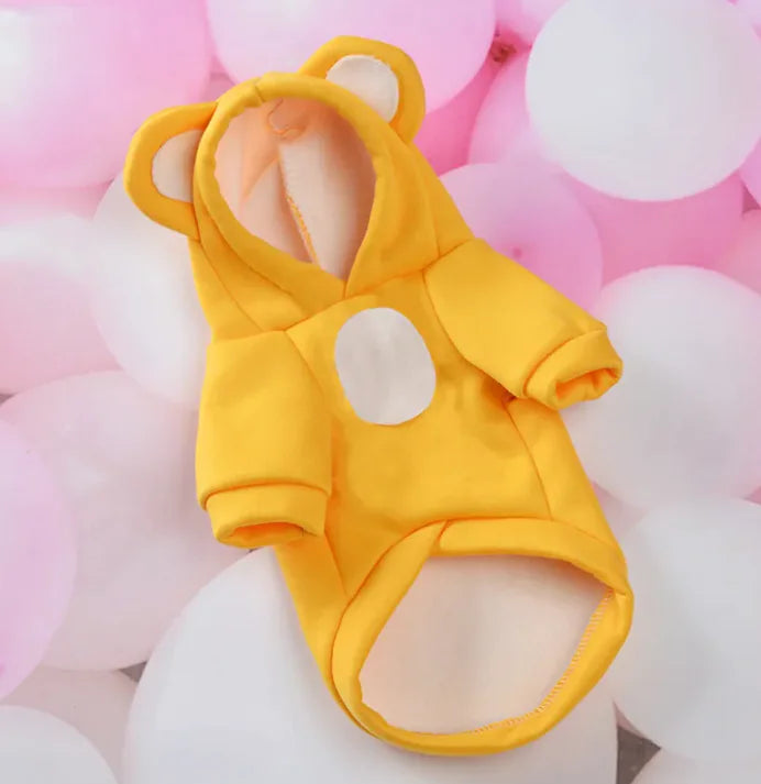 Coloured Hoodie with Ears