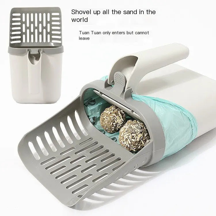 Litter Shovel and Waste Bin