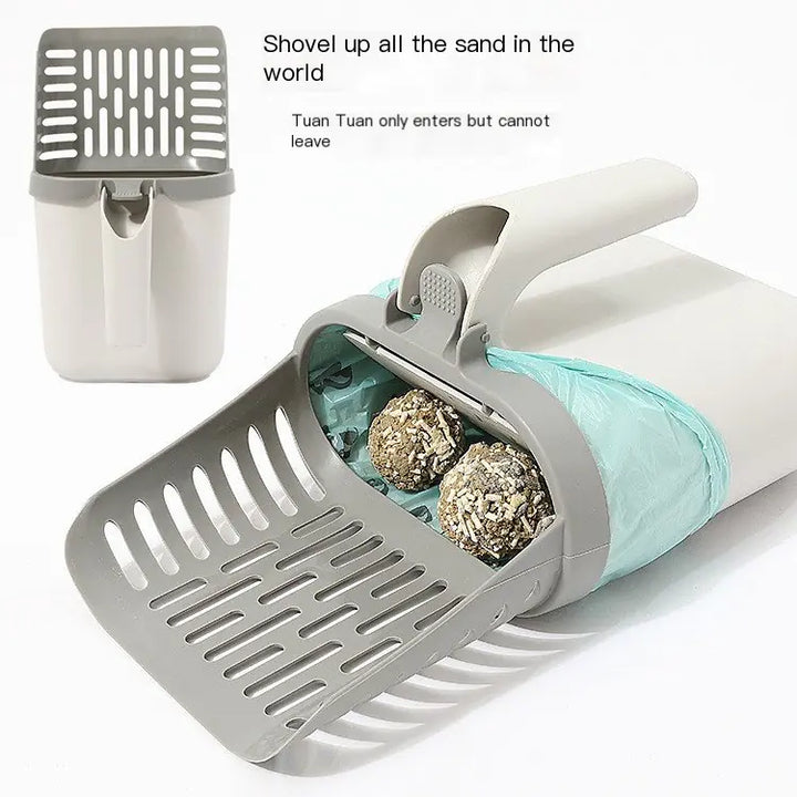 Litter Shovel and Waste Bin