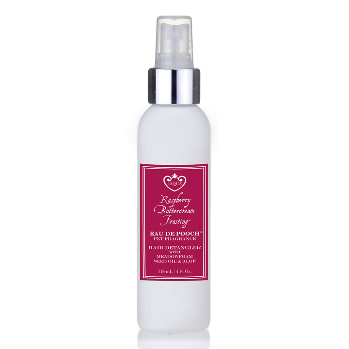 Eau De Pooch Pet Fragrance and Hair Detangler Spray - Raspberry Buttercream Frosting