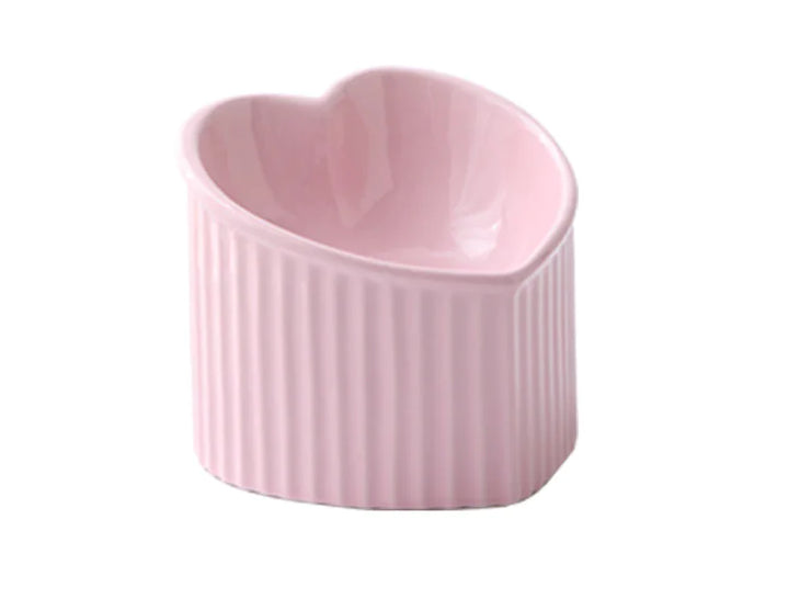 Ceramic Slanted Heart Bowl