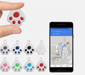 Paw Bluetooth Tracker and Selfie Button