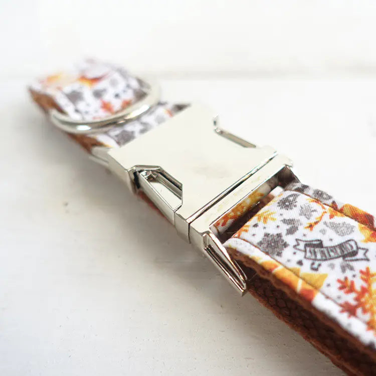 Christmas Golden Dog Collar