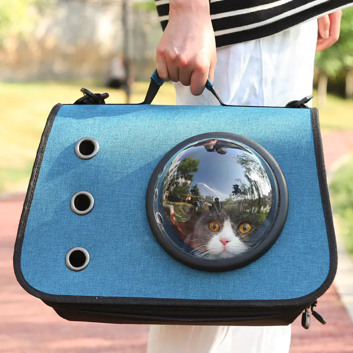 Foldover Dome Cat Travel Bag